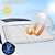 billige Solskærme og visirer til din bil-sømetal bilforrude solafskærmning foldbar forrude solafskærmning solafskærmning bilgardiner sommerkøling uv refletive cover (størrelse: 80cm*142cm/65cm*136cm)