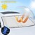 abordables Parasoles y viseras para coches-Parasol para parabrisas de coche seametal, parasol plegable para ventana delantera, protección solar, cortinas para coche, refrigeración de verano, cubierta reflectante uv (tamaño: 80 cm * 142 cm/65