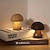 billige Bordlamper-sjampinjong bordlampe soverom nattbord sove nattlys heltre dimbar atmosfære lys