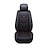 Недорогие Чехлы на автокресла-Универсальный 5d чехол для переднего сиденья из искусственной кожи Starfire, коврик для автомобильного сиденья, водонепроницаемый, дышащий, защита автомобильного сиденья
