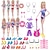 cheap Dolls Accessories-Pink Doll Clothes and Accessories,30cm  Doll Clothing Accessories 40-Piece Set Combination Accessories Swimsuit Swimsuit Little Girl Children&#039;S Toy Accessories（Doll not included）