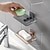 billiga Badrumsprylar-uppgradera ditt badrum med vår spårlösa tvålkopp i kristall - väggmonterad, dränerande tvålbricka, ingen stansning krävs - perfekt för att hålla din tvål!
