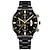 baratos Relógios Quartz-Masculino Relógios de Quartzo Luxo Mostrador Grande Negócio Relógio de Pulso Calendário Hora mundial Lega Assista