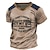 preiswerte 3D-T-Shirt für Männer-Herren T Shirt Distressed-T-Shirt Graphic Buchstabe Rundhalsausschnitt Bekleidung 3D-Druck Outdoor Täglich Kurzarm Bedruckt Vintage Modisch Designer