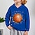 tanie chłopięce bluzy z kapturem 3D-Dla chłopców 3D Graficzny Piłka nożna Bluza z Kapturem Długi rękaw Druk 3D Lato Wiosna Jesień Moda Moda miejska Nowoczesne Poliester Dzieci 3-12 lat Na zewnątrz Codzienny Regularny