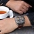 お買い得  クォーツ腕時計-Oulm 男性 クォーツ ミニマリスト レトロビンテージ スポーツ ファッション コンパス 防水 温度計 デコレーション レザー 腕時計