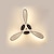 baratos Luzes de teto reguláveis-luz de teto led 23,4&quot; design de círculo de 1 luz regulável acabamentos pintados de alumínio luxuoso estilo moderno sala de jantar quarto lâmpadas pendentes 110-240v