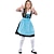economico Bambini-Oktoberfest Dirndl Abiti tradizionali Blusa Dirndl Oktoberfest / Birra Bavarese Bavarese Wiesn Stile Tradizionale Prati Ragazze Panno in stile tradizionale Top Vestito Grembiule