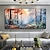voordelige Schilderijen van landschappen-pure hand geschilderd abstract bos olieverfschilderij grote muur artoriginal textuur boom schilderij minimalistische kunst aangepaste schilderij moderne woonkamer decor op canvas niet ingelijst