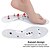 baratos Palmilhas-1 par/2 peças palmilhas de massagem magnética de acupressão masculino feminino palmilha de silicone massageador de pé almofada de sapato terapia de pés emagrecimento inserções de alívio da dor