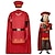 cheap Movie &amp; TV Theme Costumes-Shrek Lord Farquaad Cosplay Costume Men&#039;s Women&#039;s Boys Movie Cosplay Red Halloween Carnival Children&#039;s Day Top Pants Gloves
