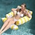cheap Outdoor Fun &amp; Sports-Pool Float Clamping Net Floating Bed Water Foldable Backrest Floating Bed Water Inflatable Reclining Chair Inflatable Floating Bed