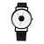 billige Kvartsure-par casual quartz ure læderbåndsrem ur analogt armbåndsur til kvinder mænd slank kreativ digital urskive relogio