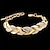billiga Trendiga smycken-longrui gränsöverskridande smycken 18k bladguld armband europeiskt och amerikanskt mode bröllopssmycken dam diamant armband