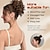 cheap Ponytails-Messy Bun Hair Piece Curly Lightweight Fluffy Drawstring Updo Hair Bun for Short Thin Hair Hair Loss Natural Soft Clip in Hair Extensions Ponytail Synthetic Hairpiece Golden Blonde