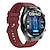 tanie Smartwatche-1.39 cala połączenie bluetooth ekg ppg inteligentny zegarek mężczyźni laserowe leczenie nadciśnienia hiperglikemia hiperlipidemia tętno hrv zdrowy smartwatch sportowy