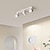 tanie Ściemnialne lampy sufitowe-led smart reflektor sufitowy z panelem sterującym 30cm/50cm 2/3-głowicowy kierunkowy sufitowy oprawa oświetleniowa, regulowane natynkowe reflektory punktowe, korytarz galeria sklep okrągłe reflektory