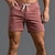 cheap Sweat Shorts-Men&#039;s Pink Shorts Athletic Shorts Active Shorts Sweat Shorts Pocket Plain Comfort Breathable Outdoor Daily Going out 100% Cotton Fashion Casual Gray Green Grass Green