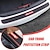 billige Dekorasjon til støtfanger-universal bil bagasjerom dørterskel beskytter gummilist klistremerke auto bakre støtfanger beskyttelse ripebeskyttelse bar svart styling biltilbehør 90cm/35.4in