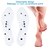 baratos Palmilhas-1 par/2 peças palmilhas de massagem magnética de acupressão masculino feminino palmilha de silicone massageador de pé almofada de sapato terapia de pés emagrecimento inserções de alívio da dor