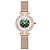 お買い得  クォーツ腕時計-Olevs ブランドレディースクォーツ時計ダイヤモンドメッシュバンドモデルレディース腕時計グリーンゴースト防水エレガントな装飾レディース腕時計