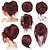 billige Hårknuter-rotete hår bolle hårstykke 5 pakker for kvinner kort bolle pjusket syntetisk elastisk scrunchies hårstykke for kvinner jenter av insekt#