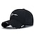 ieftine Pălării Bărbați-Unisex Șapcă de baseball Palarie de soare Negru Alb Poliester Brodată Călătorie Stiluri de Plajă În aer liber Vacanță Simplu Ajustabile Cremă Cu Protecție Solară Modă