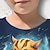 billige drenges 3d t-shirts-Drenge 3D Grafisk Dyr Tiger T-shirt Kortærmet 3D-udskrivning Sommer Forår Aktiv Sport Mode Polyester Børn 3-12 år udendørs Afslappet Daglig Regulær
