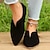 cheap Women&#039;s Flats-Women&#039;s Flats Plus Size Comfort Shoes Outdoor Office Daily Solid Color Summer Buckle Flat Heel Pointed Toe Casual Minimalism Suede Faux Leather Loafer Black Pink Brown