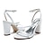 ieftine Pantofi de Mireasă-Pentru femei pantofi de nunta Sandale Cadouri de Valentin Blocați sandale pentru toc Petrecere Sandale de nunta Pantofi de mireasa Pantofi de domnișoară de onoare Toc Îndesat Vârf deschis Elegant