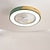 Недорогие Потолочные светильники с вентилятором-светодиодные потолочные вентиляторы с подсветкой с дистанционным управлением 20-дюймовый потолочный светильник скрытого монтажа акриловый абажур люстра спальня гостиная