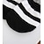 cheap Men&#039;s Socks-Unisex 5 Pairs Ankle Socks Low Cut Socks Black Light Grey Color Stripe Casual Daily Basic Medium Summer Spring Fall Breathable