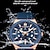 お買い得  クォーツ腕時計-カレン男性クォーツ時計高級オリジナルビジネススポーツアナログ腕時計カレンダー男性時計防水ラバーストラップクールマンクォーツ時計