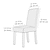 billige Spisestolebetræk-vandafvisende spisestuebetræk stretch stol sæde betræk spandex med elastisk bundbeskytter til spisestue bryllup ceremoni holdbar vaskbar