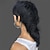 tanie Peruki bez czepka z ludzkich włosów-peruka fryzura pixie peruki ludzki włos dla kobiet kudłaty warstwowy 70. 80. 90. peruki z grzywką dla czarnych kobiet naturalny czarny wolfcut proste brazylijskie peruki z ludzkich włosów