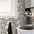 billige murstein og stein tapet-kule bakgrunnsbilder 6 stk brosteinsbelagte tremønsterveggpaneler veggmaleri, veggflisklistremerke med steinskaller, selvklebende veggdekor på kjøkkenet vanntett, rominnredning, hjemmeinnredning
