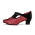 abordables Zapatos de baile latino-Mujer Zapatos de Baile Latino Profesional Patrón / Estampado Moda Punta cerrada Cordones Adulto Rojo-Negro Negro-Blanco