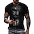 お買い得  男性の 3d t シャツ-男性用 Tシャツ グラフィック 信仰 クルーネック 衣類 3Dプリント アウトドア 日常 半袖 プリント ヴィンテージ ファッション デザイナー