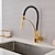 cheap Kitchen Faucets-Kitchen Faucet Pull Down Sink Mixer Taps, 360 Swivel Flexible Tube Pipe Brass Taps, Single Handle with Hot and Cold Water Hose