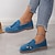 ieftine Mocasini de Damă-Pentru femei Slip-On-uri Mocasini Mărime Plus Size Pantofi de confort Muncă Zilnic Mers Culoare solidă Vară Toc Drept Vârf rotund Casual Confortabili minimalism Piele de Căprioară Imitație Loafer