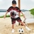 ieftine seturi 3d pentru băiat-Băieți 3D Grafic Fotbal Tricou și Pantaloni scurți Set tricouri Set de îmbrăcăminte Manșon scurt Imprimeuri 3D Vară Primăvară Activ Sport Modă Poliester Copii 3-13 ani În aer liber Stradă Vacanță Fit