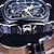 tanie Zegarki mechaniczne-forsing retro męski zegarek mechaniczny luksusowa moda biznesowa automatyczny zegarek szkieletowy męski mechaniczny wodoodporny zegarek zegar męski
