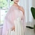 voordelige Cape-Damesomslag Cape Vintage Elegant Mouwloos Polyester Bruiloftsomslagen Met Pure Kleur Voor Bruiloft Zomer