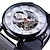 cheap Mechanical Watches-FORSINING Men Mechanical Watch Luxury Large Dial Fashion Business Hollow Skeleton Automatic Self-winding Waterproof Decoration Alloy Watch