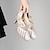 cheap Latin Shoes-Women&#039;s Latin Dance Shoes Professional Sparkling Shoes Fashion Closed Toe Buckle Adults&#039; Almond Black