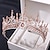 billige Tilbehør til hårstyling-luksus barokk krystall brude tiaraer rhinestone krone brude diadem bryllup hår tilbehør for kvinners mote smykker