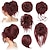 ieftine Meșe-coc de păr dezordonat piesa de păr 5 pachete pentru femei coc scurt ciufulit sintetice elastice scrunchies păr pentru femei fete de bug #