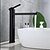 ieftine Clasic-baterie vas baie inaltime 11 inch, baterie chiuveta lavoar robinete montat pe punte, monobloc rotund cu un singur maner robinete din alamă robinete din alamă auriu negru crom