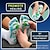 voordelige Lichaamsmassage-apparaat-1 paar acupunt sokken met 1 st massage stok acupressuur reflexologie sokken voetmassage sok verlichten vermoeide fysiotherapie sokken met massage tools