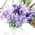 tanie Sztuczne kwiaty i wazony-symulowana lawenda europejska pastoralna prowansja 10 główek imitacji lawendy bukiet kwiatów